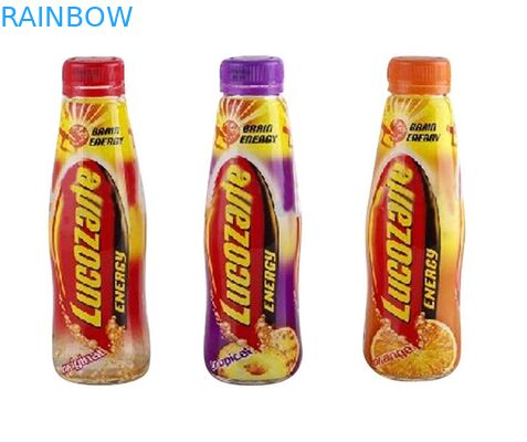 Berwarna-warni PVC Menyusut Lengan Label Panas Untuk Botol Minuman Beruang Air