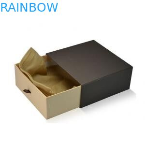 Bentuk Hati Kemasan Kotak Kertas Kado Daur Ulang, Kotak Kertas Coklat Krim Ukuran Disesuaikan