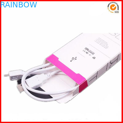 Kemasan Kotak Kertas Dilipat Pengisi Daya Mobil Kotak Kemasan Dengan Logo Cetak