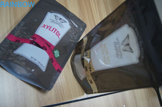 Stand Up Plastic Protein Powder / Gula / Pemanis Kustom Kemasan Tas Ziplock