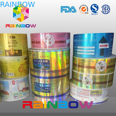 PET / PVC Heat Shrink Sleeve Labels Untuk Anggur / Jus, Logo Cetak Kustom