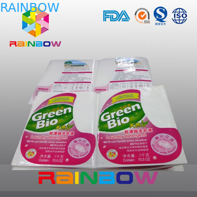 Botol Plastik Tahan Air Stiker Perekat Diri Menyusut Lengan Label Untuk Botol Deterjen Cair