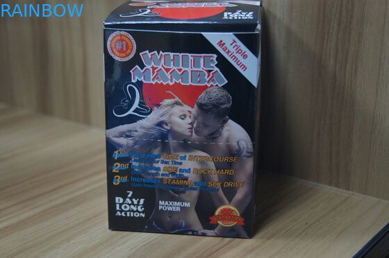 Seks Pills Peningkatan Tampilan Kotak Kertas Dan Kartu Black Panther Box