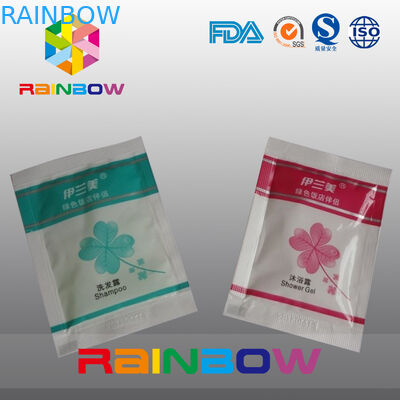 Three-Side Sealed Pouch Kemasan Kosmetik Tas Untuk Kemasan Shampoo / Shower Gel