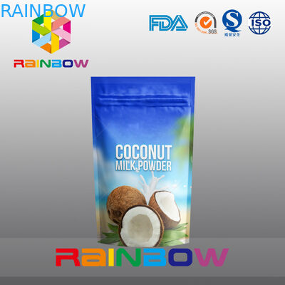 Kolagen Bubuk / Kambing Susu Bubuk Kantong Aluminium Foil Murni Dengan Ritsleting