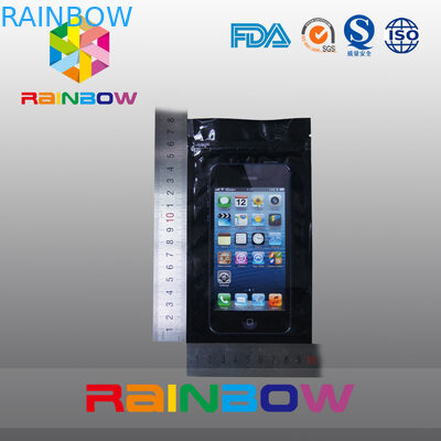 Font Clear Window Anti Static Bag Kemasan Telepon Dengan Lubang Gantung