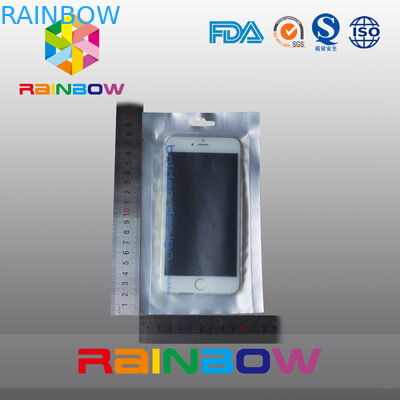 Font Clear Window Anti Static Bag Kemasan Telepon Dengan Lubang Gantung