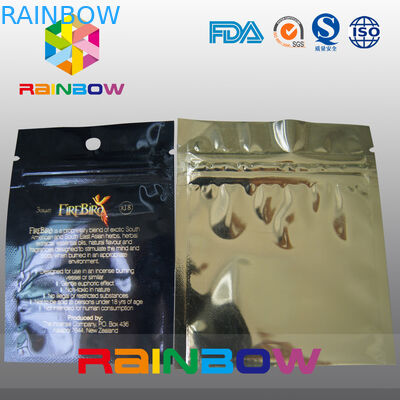 Gold Anti Static Bag / Esd Shielding Produk Elektronik Zipper Bag Custom