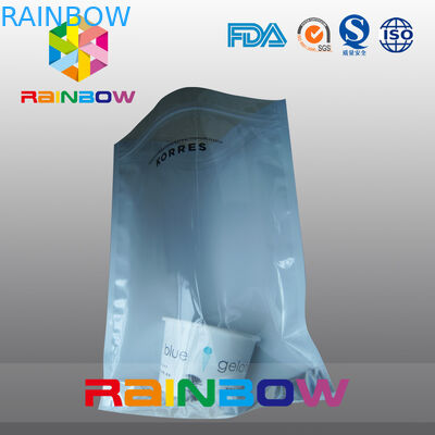 Logo disesuaikan Jelas Depan Anti Static Shielding Poly Bag Dengan Zipper Untuk Perangkat Elektronik