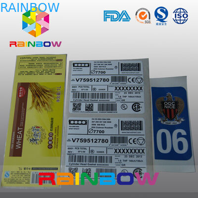 Label Ekspres Disesuaikan / Stiker Kecilkan Lengan Label Untuk Tas, Kotak, Kartu