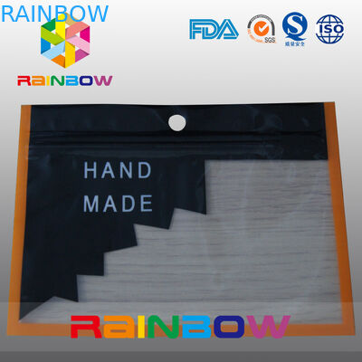 Mylar Ziplock Bag Kantong Plastik Kemasan Dengan Jendela Transparan Untuk Barang