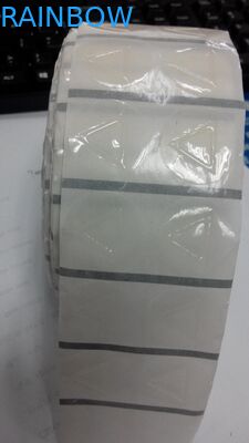 Label Peringatan Bahaya Taktil Transparan / Bening Bentuk Bulat Untuk Bliman