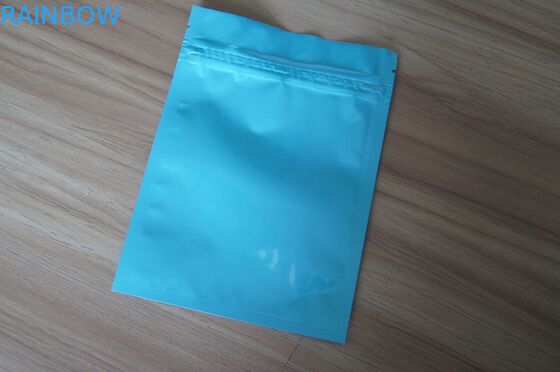 Mylar Foil Zip Lock Bag Kantung Benih Polos Kecil / Bumbu / Serbuk / Tepung
