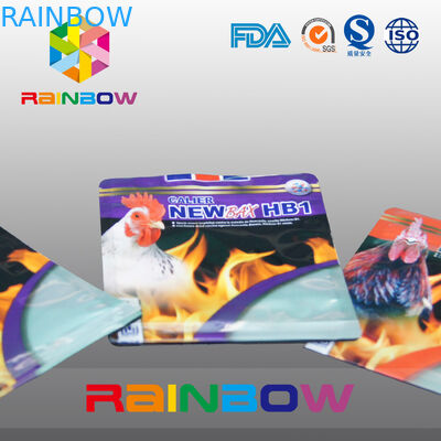 Stand Up Zpilock Kantong Makanan Hewan Peliharaan Aluminium Foil Animal Tukey Food Bag