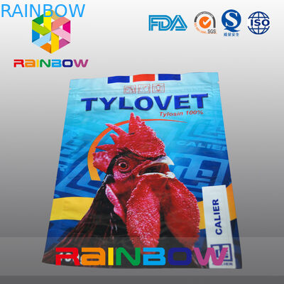 Kantong Makanan Hewan Peliharaan Gravure Printing Dengan Zipper / Re - Sealable Animal Food Bag