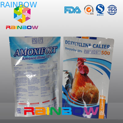 Jaminan Perdagangan Disesuaikan Stand Up Pet Turkey Food Packaging Bag / Pouch Dengan Zipper