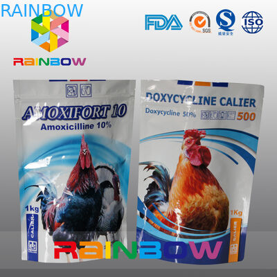 Jaminan Perdagangan Disesuaikan Stand Up Pet Turkey Food Packaging Bag / Pouch Dengan Zipper