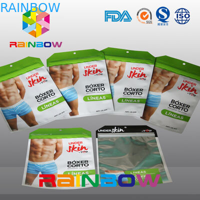 Mylar Foil Ziplock Pouch Untuk Hadiah / Kemasan Pakaian / Noni Ziplock Bag / Underwear Plastic Bag