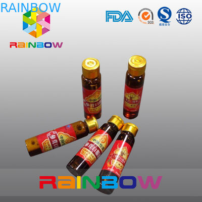 Dicetak Penyusutan Tinggi PVC / PET Label Penyusut Panas / Penyusut Panas