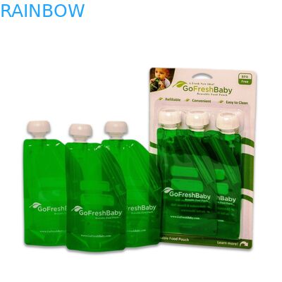 Kemasan Stand Up Spout Pouch / Aluminium Foil Bag Untuk Cairan / Jus