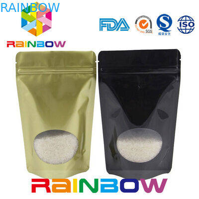 Food Grade Stand Up Zipper Bag Untuk Coconut Chips / Pet Food / Snack / Biscuit