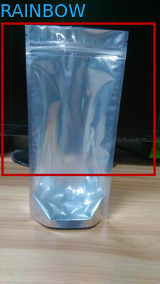 Snack Glossy Perak Kantong Plastik Kemasan Noni Stand Up Pouch Bag Dengan Ziplock