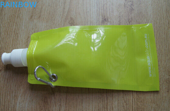 Plastik Reusable Stand Up Squeeze Pouch yang dapat disesuaikan untuk Makanan Bayi / Jus / Sup