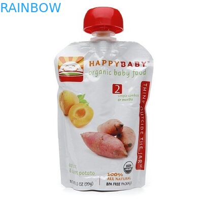 Bahan Laminated Side Spout / Spout Pouch Packaging / Stand Up Pouch Untuk Juice