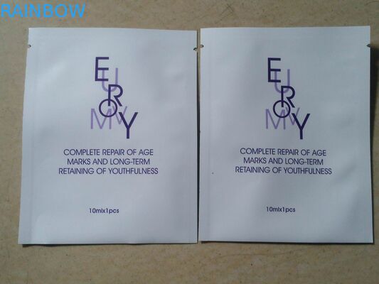 Masker kemasan muka aluminium foil dengan torehan / lubang gantung