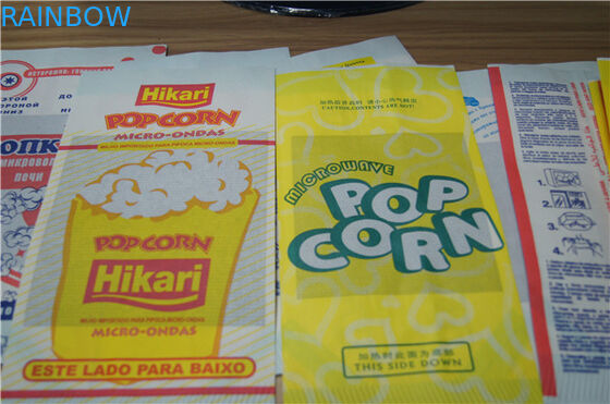 Food Grade Flat Bawah Coklat Disesuaikan Paper Bags Top Terbuka untuk Snack