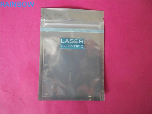 Shining Clear Flat Mylar Foil Kemasan Ziplock Pouch Untuk Chil Seed / Green Tea