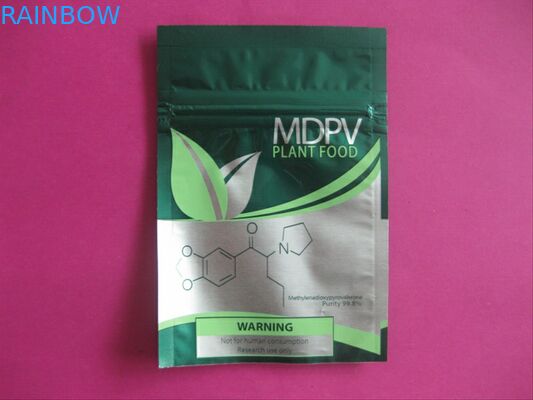 Kemasan kantong Foil yang disesuaikan Tiga sisi disegel aluminium Foil tas kunci Zip