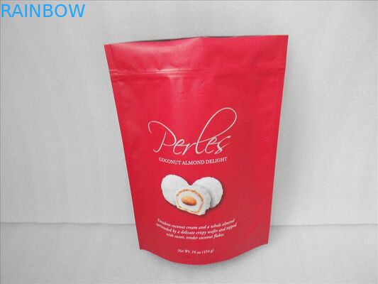 Matt Aluminium Foil Plastik Stand Up Pouches Bukti Kelembaban Ramah Lingkungan