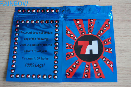 Daur Ulang Aluminium Foil Kemasan Laminasi Herbal - Incense Mylar Ziplock Bag