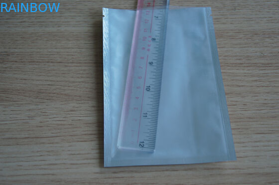 Dapat digunakan kembali tiga sisi disegel kantong Foil kemasan kantong plastik Malar dengan kunci Zip