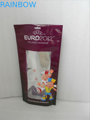 Foil Aluminium Laminated Reusable Stand Up Mylar Kantong Merah