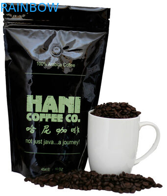 Teh Kopi Stand Up Aluminium Foil Pouch Kemasan Kraft Ziplock Bag 250g 500g