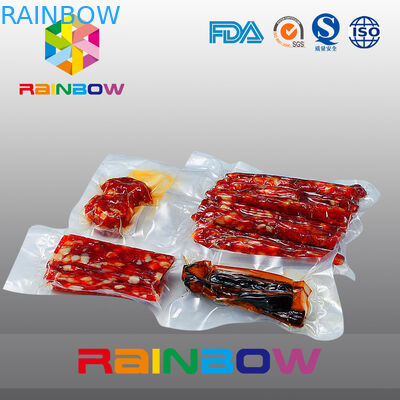 Food Grade NY PE Clear Vacuum Seal Food Packaging Bag Dengan Pompa Udara