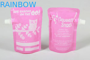 Sertifikasi FDA dapat digunakan kembali kantong semburan makanan cair dengan anti bocor