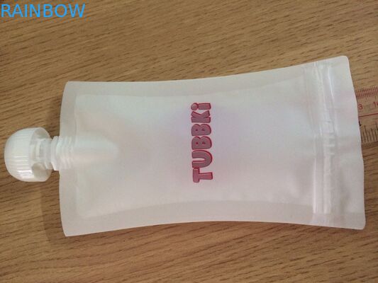 Kantong Makanan Bayi Reusable Anti Bocor dengan Zipper Ganda Bawah