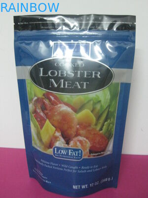 Kemasan kantong plastik Foil yang dapat ditutup kembali Stand Up Aluminium Foil Laminasi Tas Ziplock