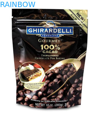 Aluminium Foil Biji Kopi Kantung Plastik Kemasan Stand Up Bag Dengan Valve