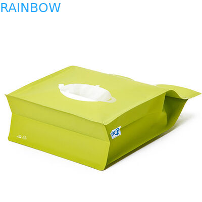 Kantong kertas kraft teh kemasan berdiri kantong plastik kemasan aluminium dengan ziplock