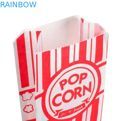 Carnival King Paper Popcorn Bags Kantong Kertas Khusus 1 ons paket merah dan putih