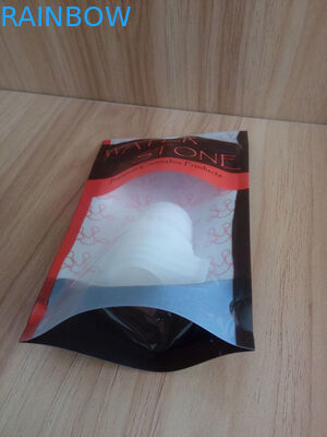 Wadah Plastik Stand Up Diisi Dengan Biji Cannabis / Noni Bags Dengan Zipper