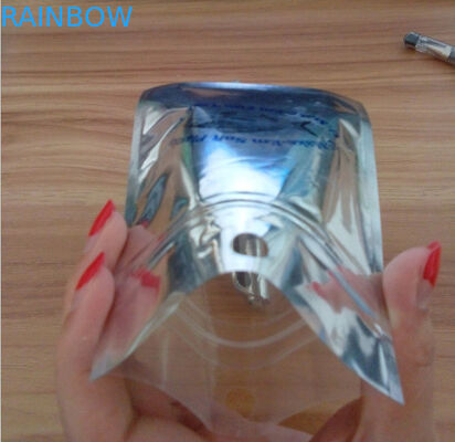 Kemasan kantong plastik lunak umpan Foil disesuaikan untuk cacing memancing dengan sisi yang jelas