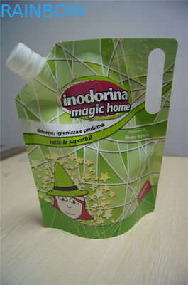 Disetujui FDA 500ml Organik Minuman Madu Minuman Kemasan Stand Up Spout Bag
