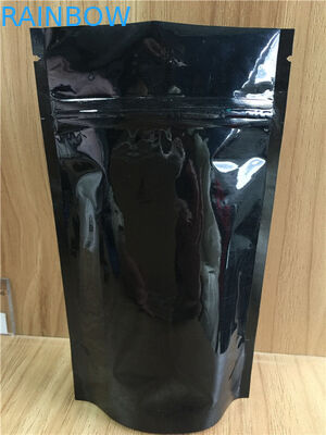 Aluminium Foil Bawah Gusset Bags Penyimpanan Ziplock Puffed Rice Powder