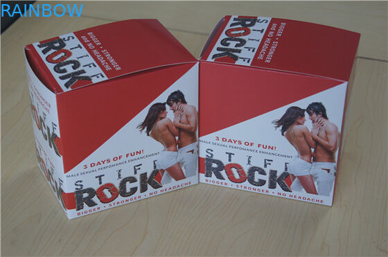 Stiff Rock Card Dan Stiff Rock Box Untuk Penguatan Seksual / Kemasan Pil Seks
