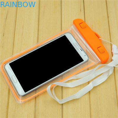 Universal 5.5 Inch Pvc Tas Telepon Tahan Air Untuk Iphone 6s 6 Plus, Pink / Oragne / Biru